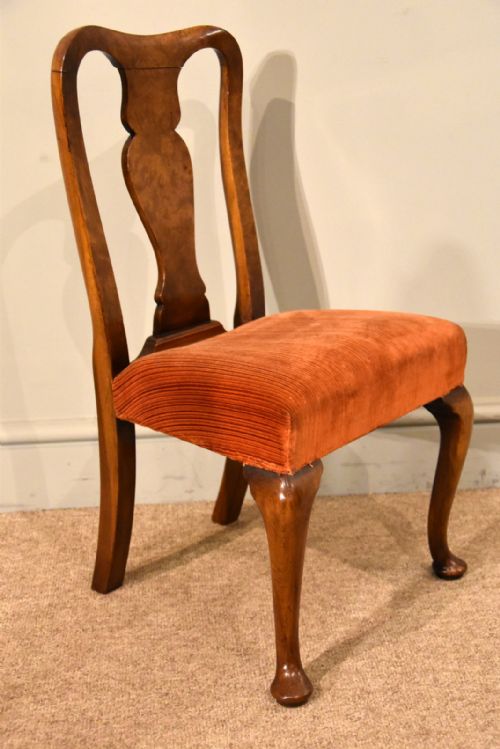 WALNUT QUEEN ANNE STYLE CHILDS CHAIR - ADDITIONAL PHOTO 2