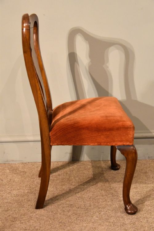 WALNUT QUEEN ANNE STYLE CHILDS CHAIR - ADDITIONAL PHOTO 4
