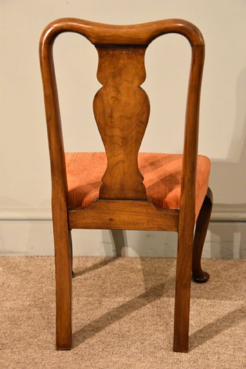 WALNUT QUEEN ANNE STYLE CHILDS CHAIR - ADDITIONAL PHOTO 5