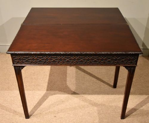 18TH CENTURY CARVED TEA TABLE - ADDITIONAL PHOTO 3