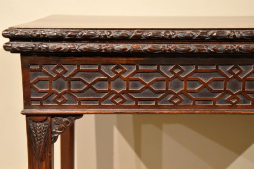 18TH CENTURY CARVED TEA TABLE - ADDITIONAL PHOTO 5