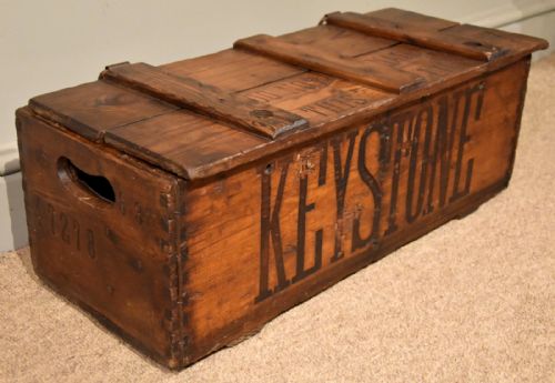 LARGE PINE AND BRANDED WINE CASE - ADDITIONAL PHOTO 4