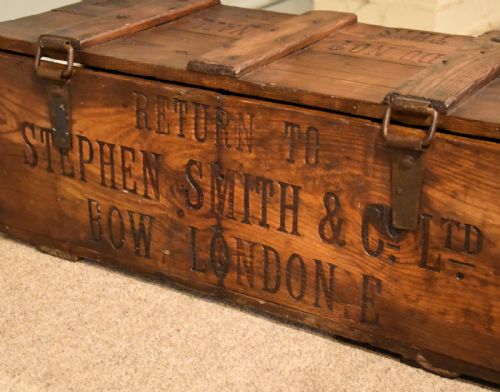 LARGE PINE AND BRANDED WINE CASE - ADDITIONAL PHOTO 6