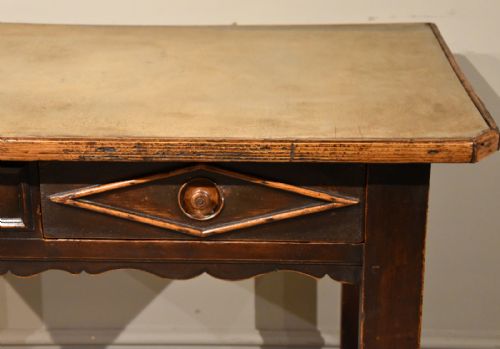 19TH CENTURY PROVENCAL PREP SERVER TABLE PINE - ADDITIONAL PHOTO 1