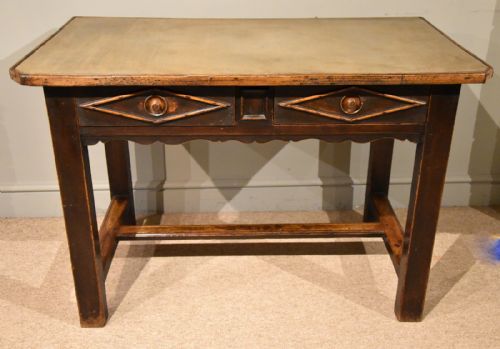 19TH CENTURY PROVENCAL PREP SERVER TABLE PINE - ADDITIONAL PHOTO 2