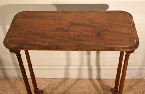 REGENCY MAHOGANY SIDE TABLE - ADDITIONAL PHOTO 2