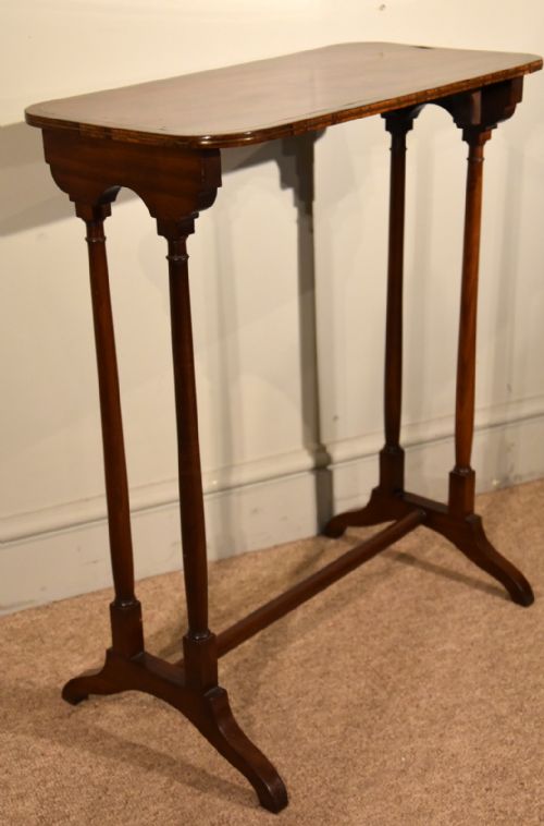 REGENCY MAHOGANY SIDE TABLE - ADDITIONAL PHOTO 4