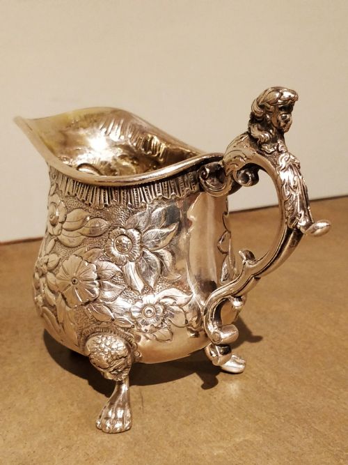 SUPERB HUGUENOT STYLE CREAM JUG - ADDITIONAL PHOTO 1