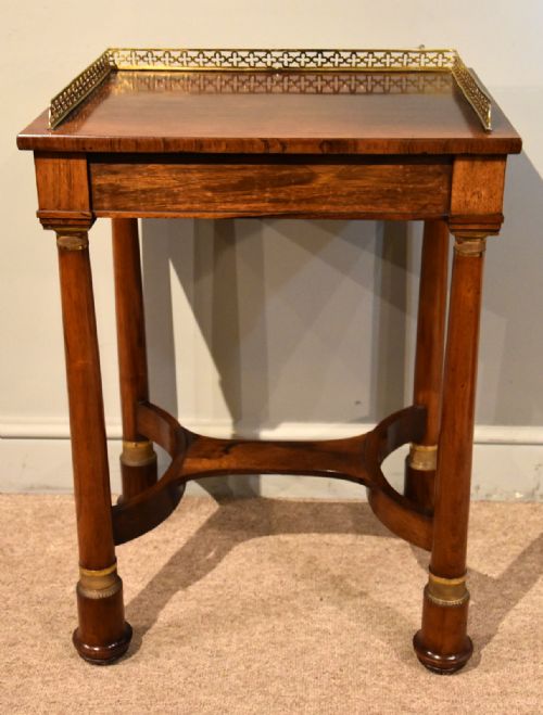 french regency rosewood side table - CATEGORY: ANTIQUE TABLES - DATED 19TH CENTURY