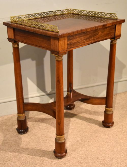 FRENCH REGENCY ROSEWOOD SIDE TABLE - ADDITIONAL PHOTO 1