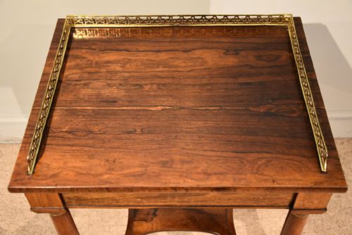 FRENCH REGENCY ROSEWOOD SIDE TABLE - ADDITIONAL PHOTO 2