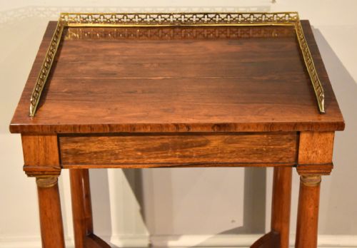 FRENCH REGENCY ROSEWOOD SIDE TABLE - ADDITIONAL PHOTO 4