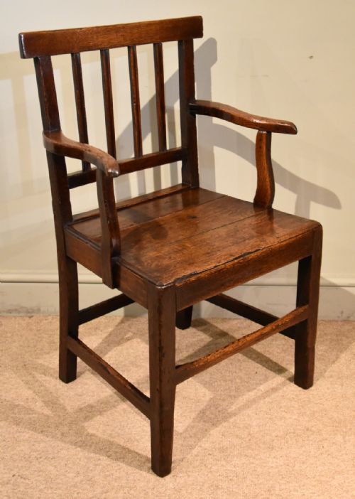 COUNTRY OAK VERNACULAR ARMCHAIR - ADDITIONAL PHOTO 1