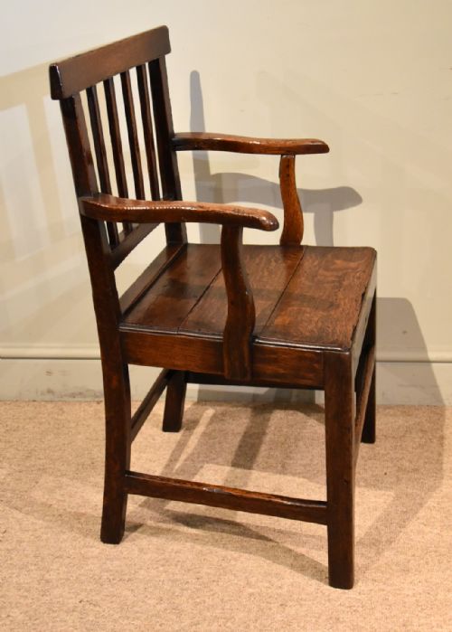 COUNTRY OAK VERNACULAR ARMCHAIR - ADDITIONAL PHOTO 2