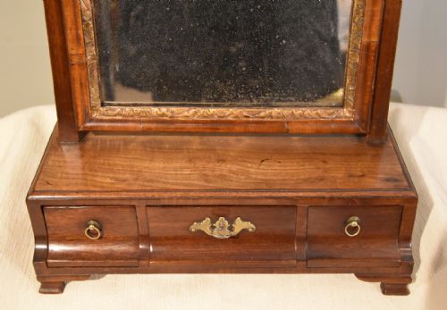 18TH CENTURY MAHOGANY BOX DRESSING TABLE MIRROR - ADDITIONAL PHOTO 2