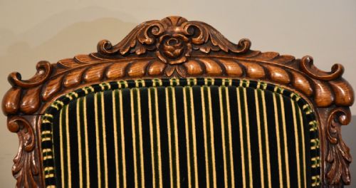 WILLIAM IV CARVED OAK ARMCHAIR - ADDITIONAL PHOTO 4