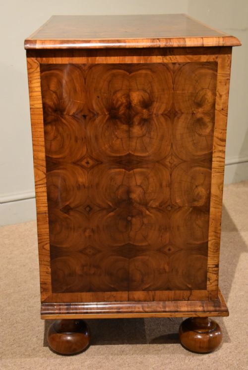 CHEST OF DRAWERS WILLIAM AND MARY OLIVEWOOD OYSTER - ADDITIONAL PHOTO 6