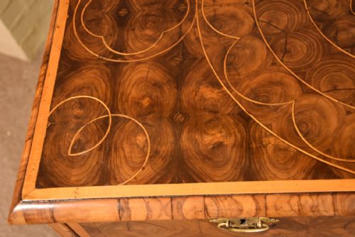 CHEST OF DRAWERS WILLIAM AND MARY OLIVEWOOD OYSTER - ADDITIONAL PHOTO 8