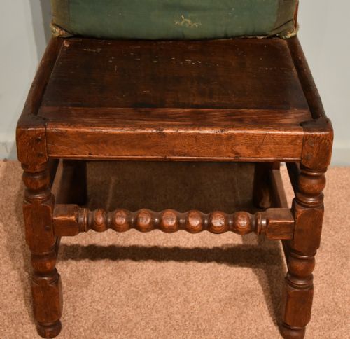 17TH CENTURY GOTHIC STYLE COUNTRY DINING CHAIRS - ADDITIONAL PHOTO 5