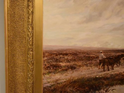 OIL PAINTING BY CHARLES THOMAS BURT OFF TO MARKET - ADDITIONAL PHOTO 2