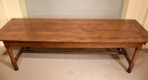 19TH CENTURY FRENCH CHERRY WOOD FARMHOUSE TABLE - ADDITIONAL PHOTO 1