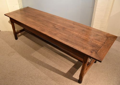 19TH CENTURY FRENCH CHERRY WOOD FARMHOUSE TABLE - ADDITIONAL PHOTO 2