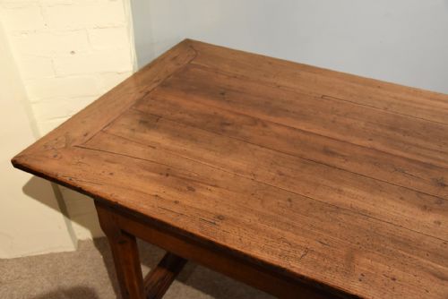19TH CENTURY FRENCH CHERRY WOOD FARMHOUSE TABLE - ADDITIONAL PHOTO 3