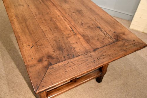 19TH CENTURY FRENCH CHERRY WOOD FARMHOUSE TABLE - ADDITIONAL PHOTO 7