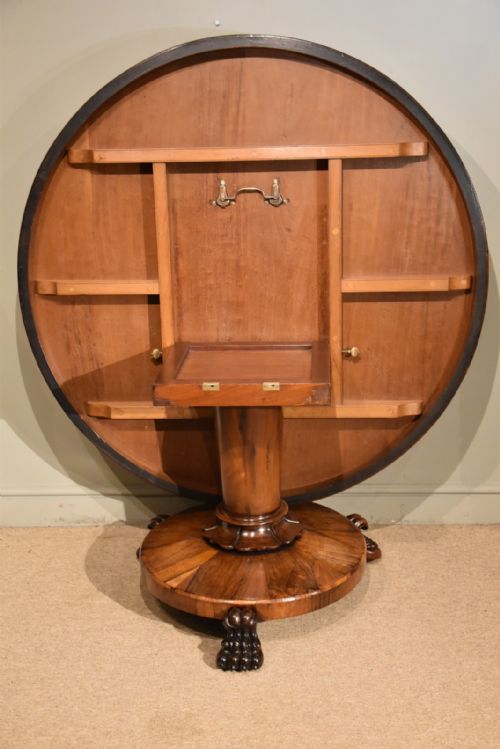 19TH CENTURY ROSEWOOD BREAKFAST TABLE - ADDITIONAL PHOTO 2