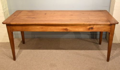 FRENCH CHERRY WOOD FARMHOUSE TABLE AND BENCHES - ADDITIONAL PHOTO 5