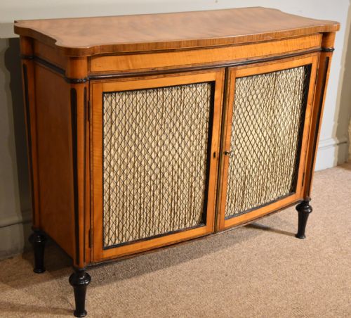 GEORGE III SATINWOOD CHIFFONIER SIDE CABINET - ADDITIONAL PHOTO 1