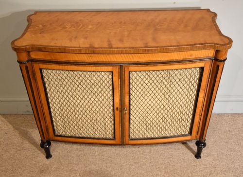 GEORGE III SATINWOOD CHIFFONIER SIDE CABINET - ADDITIONAL PHOTO 3