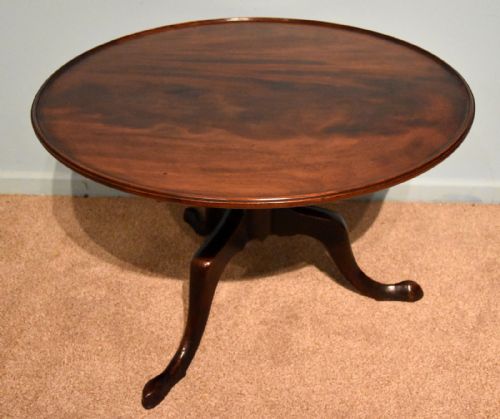george iii mahogany circular tripod table - CATEGORY: ANTIQUE TABLES - DATED 19TH CENTURY