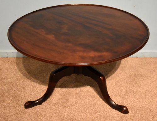 GEORGE III MAHOGANY CIRCULAR TRIPOD TABLE - ADDITIONAL PHOTO 1