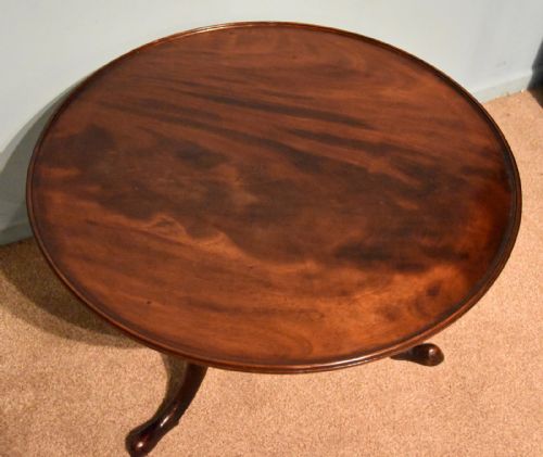 GEORGE III MAHOGANY CIRCULAR TRIPOD TABLE - ADDITIONAL PHOTO 2