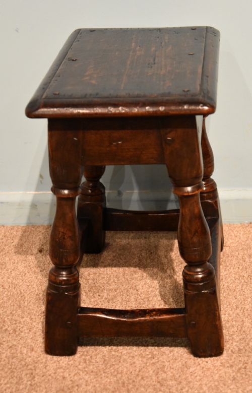 CHARLES II STYLE OAK JOINT STOOLS - ADDITIONAL PHOTO 5
