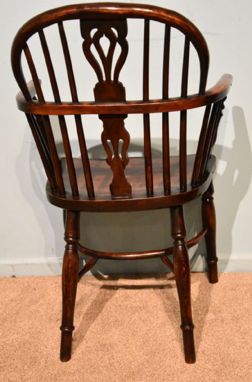 19TH CENTURY YEW AND ELM WINDSOR CHAIRS - ADDITIONAL PHOTO 4