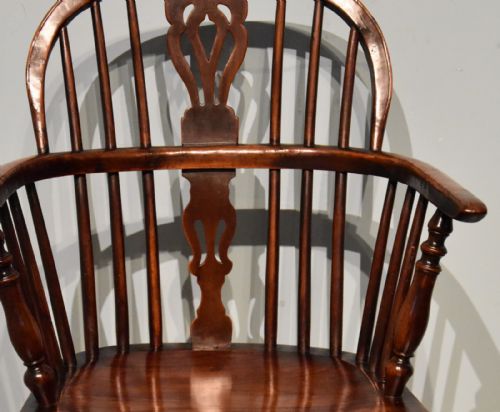 19TH CENTURY YEW AND ELM WINDSOR CHAIRS - ADDITIONAL PHOTO 7