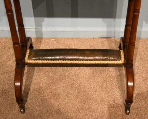 WILLIAM IV MAHOGANY WORK TABLE OCCASIONAL TABLE - ADDITIONAL PHOTO 2