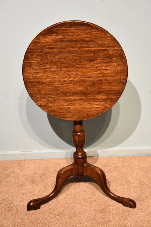 GEORGE III OAK TILTING LAMPWINE TABLE - ADDITIONAL PHOTO 2
