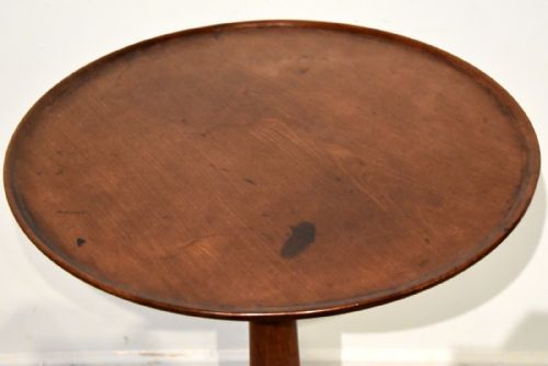 GEORGE III MAHOGANY DISH TOP TRIPOD TABLE - ADDITIONAL PHOTO 3