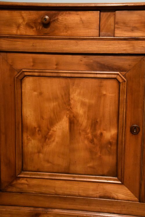 19TH CENTURY FRENCH CHERRY WOOD SERVER SIDEBOARD CABINET - ADDITIONAL PHOTO 6