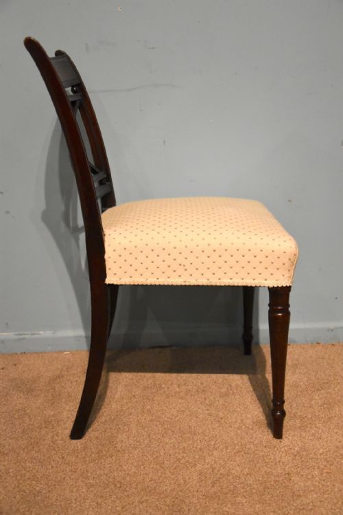 ELEGANT SINGLE REGENCY PERIOD MAHOGANY SIDE CHAIR - ADDITIONAL PHOTO 2