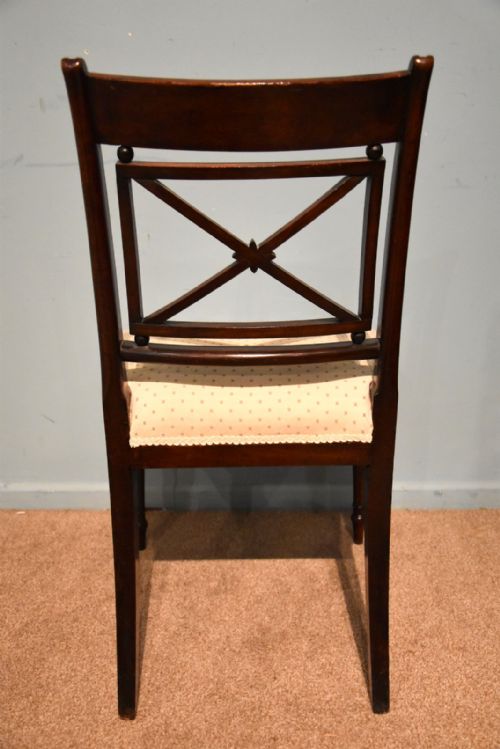 ELEGANT SINGLE REGENCY PERIOD MAHOGANY SIDE CHAIR - ADDITIONAL PHOTO 6
