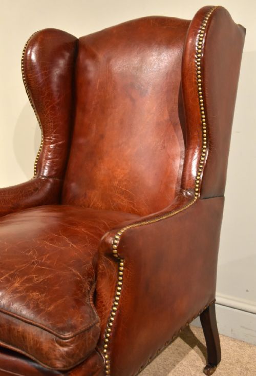 19TH CENTURY GEORGIAN STYLE GENTLEMAN'S LIBRARY CHAIR - ADDITIONAL PHOTO 8