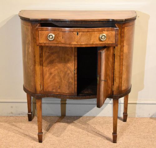 GEORGE III STYLE MAHOGANY SIDE CABINET - ADDITIONAL PHOTO 1