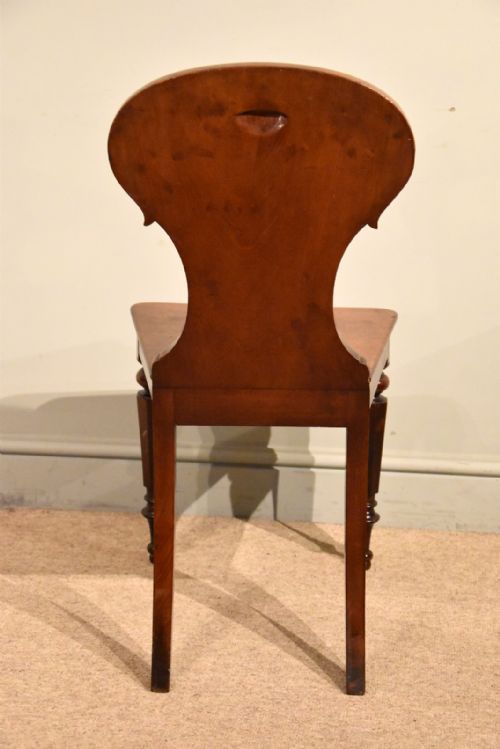 PAIR OF 19TH CENTURY HALL CHAIRS - ADDITIONAL PHOTO 5