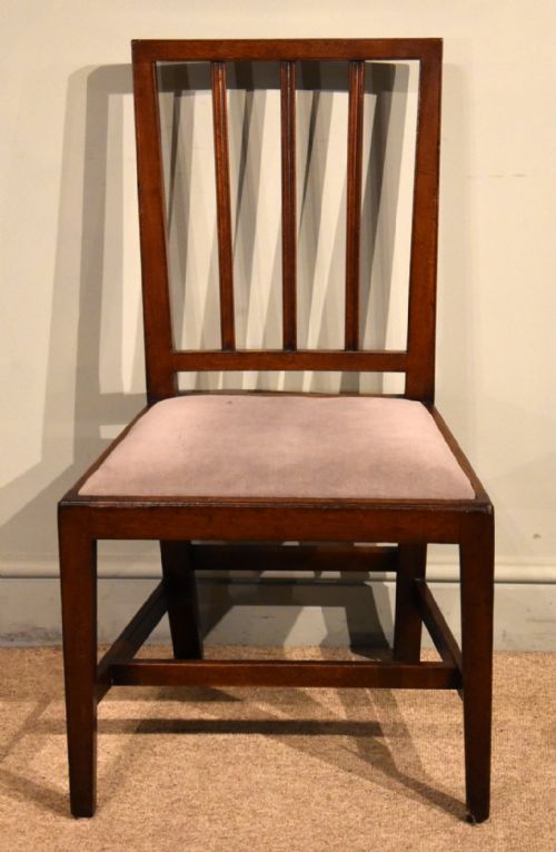 18TH CENTURY SHERATON SET OF EIGHT DINING CHAIRS - ADDITIONAL PHOTO 2