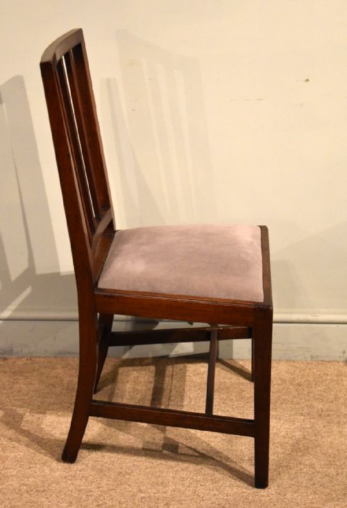 18TH CENTURY SHERATON SET OF EIGHT DINING CHAIRS - ADDITIONAL PHOTO 4