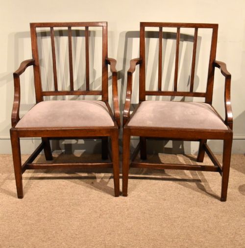 18TH CENTURY SHERATON SET OF EIGHT DINING CHAIRS - ADDITIONAL PHOTO 6
